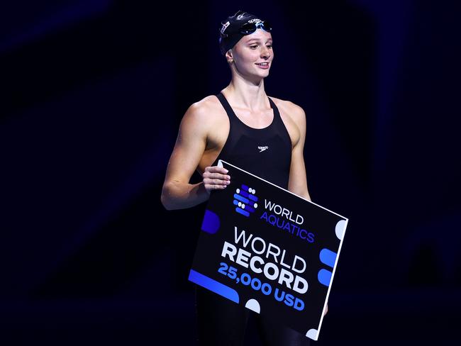 Summer McIntosh has backed up her record-breaking feats. Picture: Getty