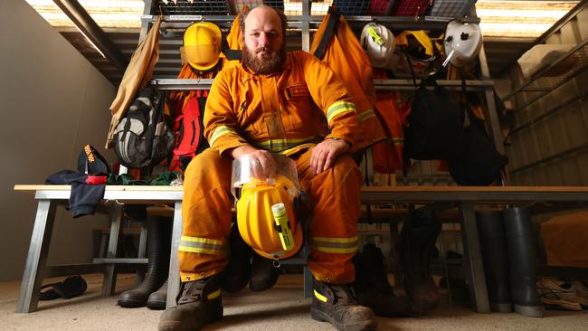 Captain of the Yorketown CFS Lachlan Hennekam. Picture: Tait Schmaal