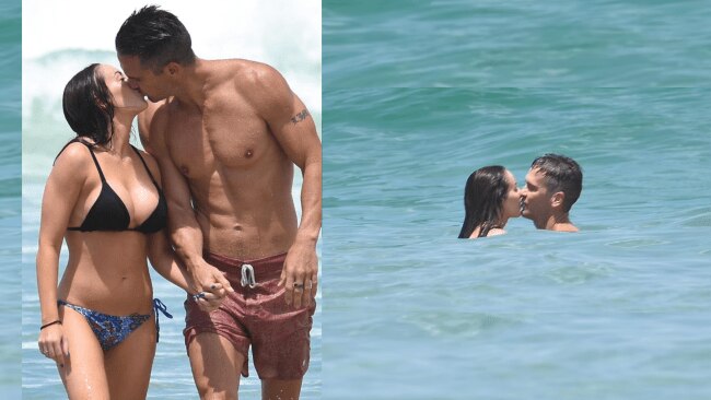 These photos made it pretty clear Lauren and Jono weren't in it for the long haul. Source: Daily Mail