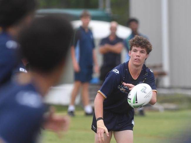 Round 4 of the Townsville Blackhawks Schoolboy Trophy. Ryan Catholic College against Southern Cross Catholic College at Ryan Catholic College. Picture: Evan Morgan