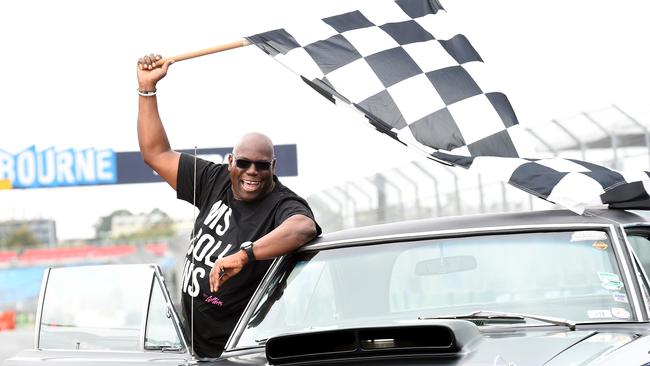 DJ Carl Cox loves car racing. Picture : Mike Keating.