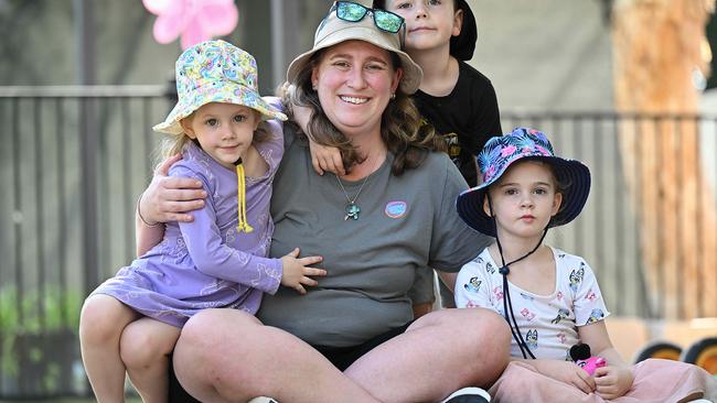 30/8/2024: Early childhood worker Chloe Buchtmann is part of a QLD first program that quickens Early childhood care courses to just 18 months as opposed to around 3 years, at a childcare centre in Burpengary , Brisbane. pic: Lyndon Mechielsen/Courier Mail