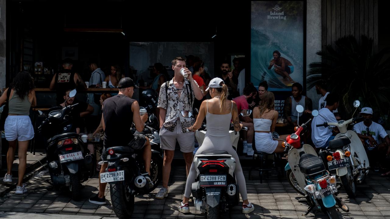 Bali Governor Wayan Koster claimed Russians and Ukrainians made up the highest number among foreigners of people with violations, such as traffic offences and visa issues. Picture: Agung Parameswara/Getty Images