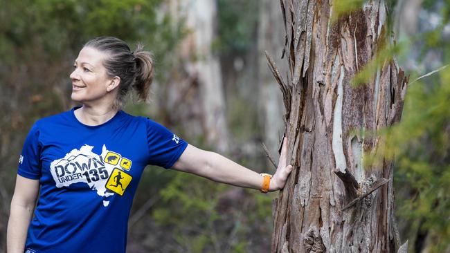 Trail runner and mother Kate MacMunn, who is also a skilled midwife. Picture: Zoe Phillips