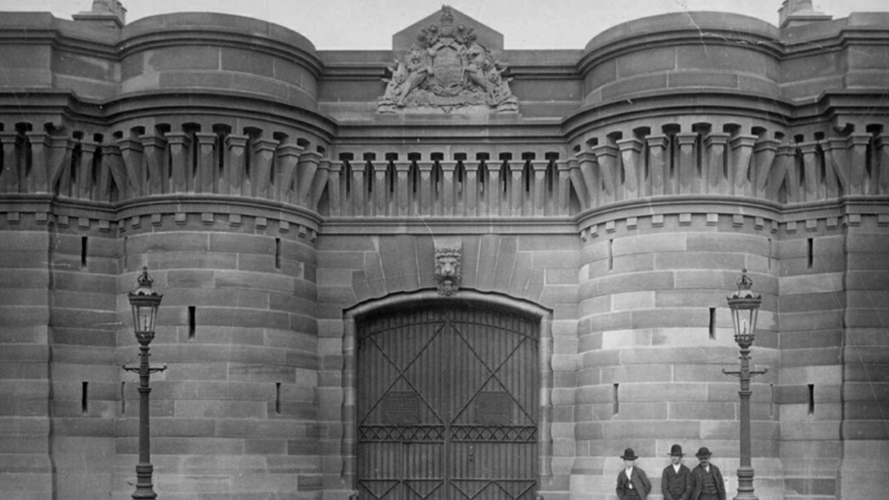 Darlinghurst Gaol, where Henry Lawson was incarcerated in the early 1900s. Picture: State Library of New South Wales