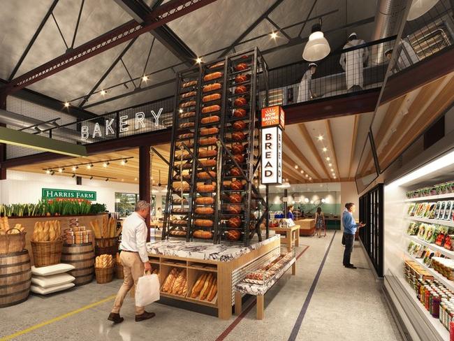 An artist's impression of the interior of the revamped Harris Farm outlet on Pittwater Rd, Manly. Picture: Shiftmedia