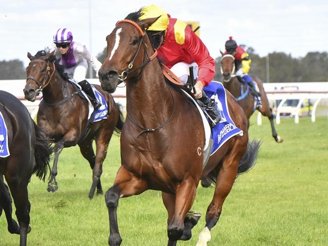 Burnett (outside) can bounce back to the winners circle on Thursday. Picture: Bradley Photos