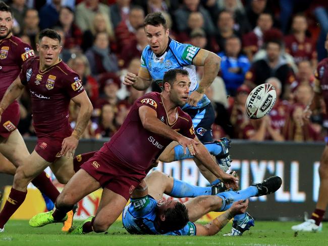 Cameron Smith had an absolute belter for the Maroons.