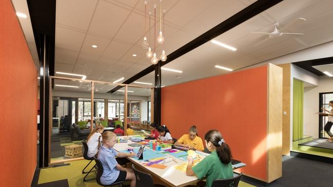 An example of modern classrooms at Caulfield Grammar in Wheelers Hill. Picture: Diana Snape