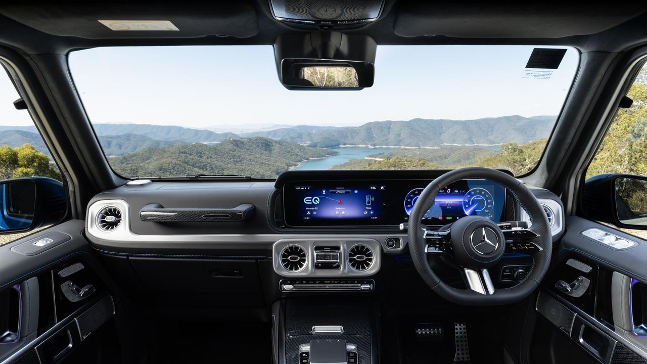 Equipped with Burmester 3D sound and climate-controlled cupholders, the G 580 ensures a comfortable and immersive driving experience. Picture: Supplied