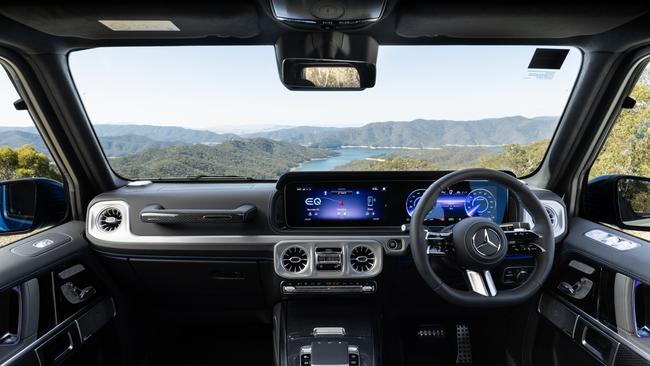 Equipped with Burmester 3D sound and climate-controlled cupholders, the G 580 ensures a comfortable and immersive driving experience. Picture: Supplied