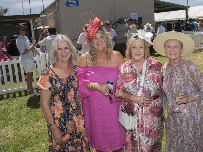 Janine Barnes, Chris Pearson, Cheryl Storer, Jennie Vulcan 2024 Manangatang Cup. Picture: Noel Fisher