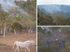 Julago bushfire: Homes at risk, residents warned to leave