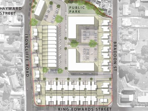 The original plans for a social housing project at Penguin. Picture: Supplied.