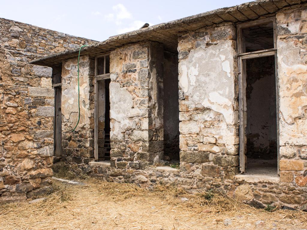 An abandoned medieval building on the Spinalonga Island. Picture: Alamy