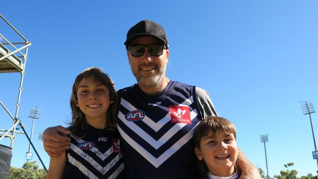 John, Rio, and Massimo Bartolomei done a lap of Australia before ending up Traeger Park for the game. They say the ground in town is amazing.