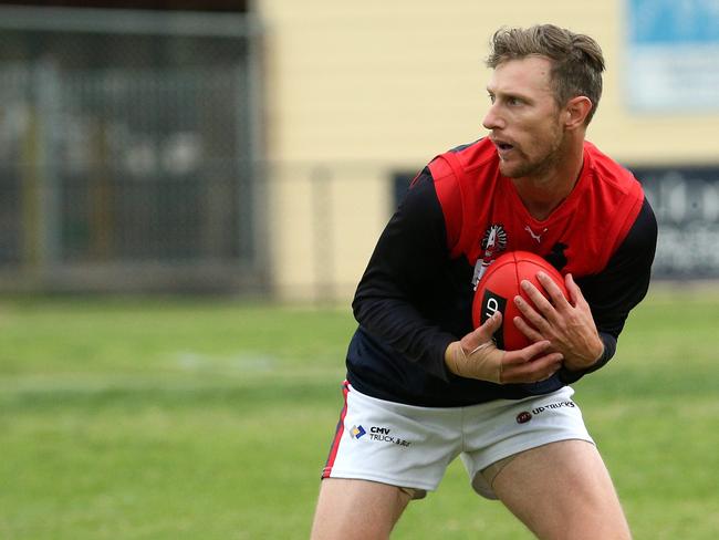 Tim Lanyon kicked two goals in the win over North Ringwood. Picture: Hamish Blair