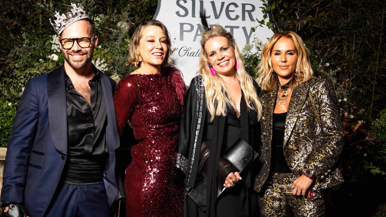 Guests including Pip Edwards arrive at Justin Hemmes' Silver Party in Sydney. Photo: Tom Parrish
