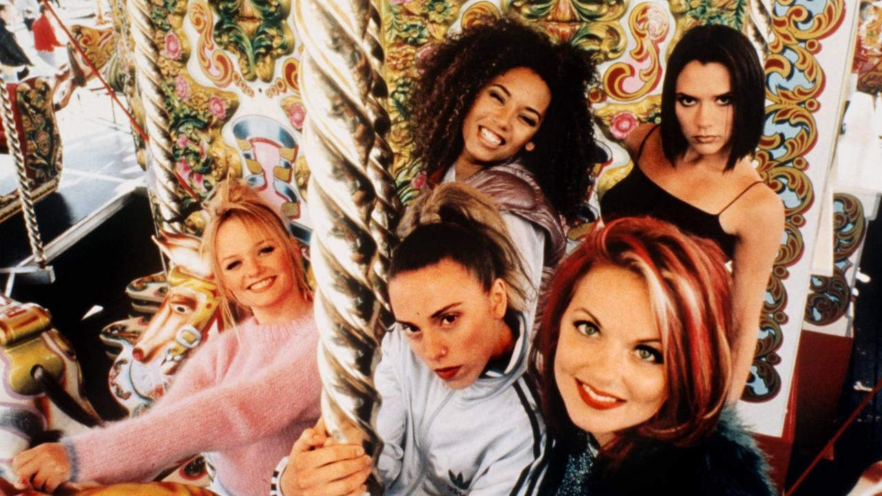 The Spice girls in 1996. Picture: Supplied