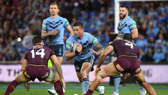 Tariq Sims has proven himself in the Origin arena. Picture: AAP