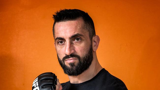 Vik Grujic is a Melbourne-based UFC fighter who believes the coronavirus pandemic is a hoax. Picture: Mark Dadswell