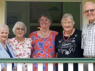 VOLUNTEERS: Ashley Reid, Del Leitgeb, Daphne Murdoch, Joan Miller and Errol Payne at Australian Country Hospital Museum in Rockhampton's Heritage Village. Picture: Jann Houley