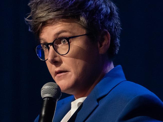 Hannah Gadsby in a scene from her new Netflix comedy special Douglas. Supplied by Netflix