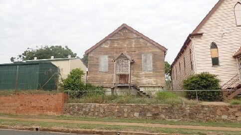 Old church in Mount Morgan.