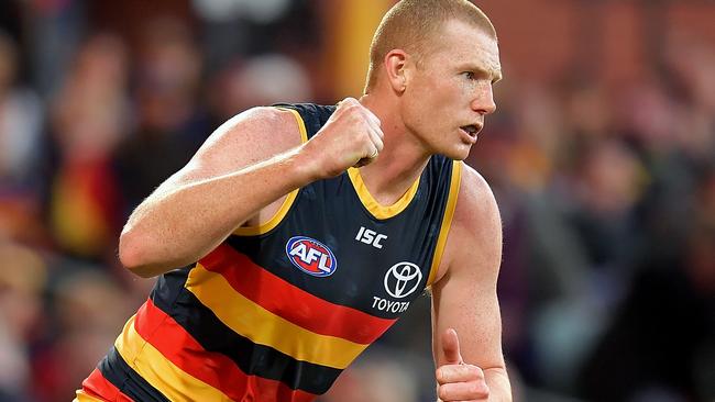 Sam Jacobs was overtaken for the Crows’ No.1 ruck role this year.