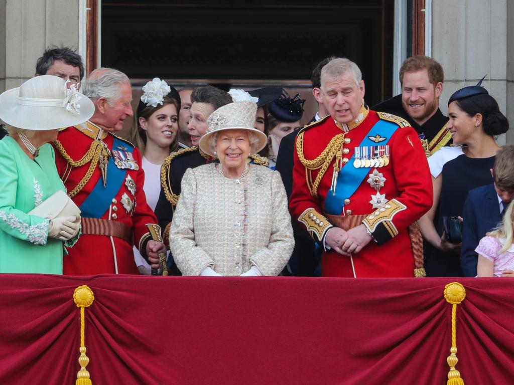 Some were disappointed that Meghan did not bring baby Archie onto the balcony but experts say the Queen wanted to avoid a ‘tantrum’. Picture: Matrix Pictures