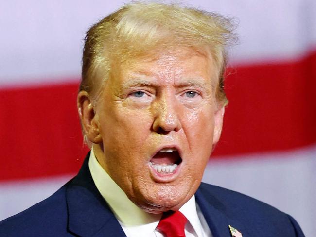 PHILADELPHIA, PENNSYLVANIA - JUNE 22: Republican presidential candidate, former U.S. President Donald Trump speaks at a campaign rally at the Liacouras Center on June 22, 2024 in Philadelphia, Pennsylvania. Earlier today Trump delivered remarks at the Faith and Freedom Road to Majority conference in Washington DC.   Anna Moneymaker/Getty Images/AFP (Photo by Anna Moneymaker / GETTY IMAGES NORTH AMERICA / Getty Images via AFP)