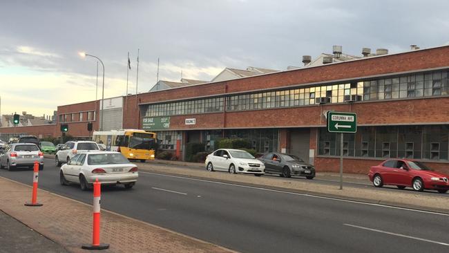 The former Bridgestone factory on South Rd, Edwardstown. Picture: Eugene Boisvert