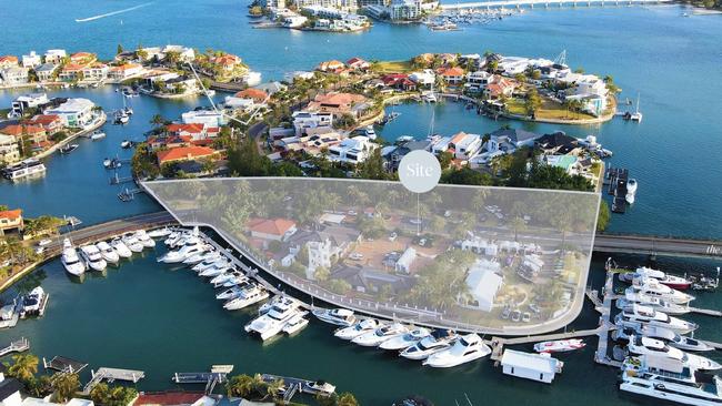 Artist impression of the Sovereign Mile development on the Sovereign Islands. Picture: Supplied