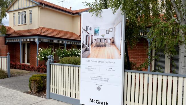 Home prices have climbed 4.12 per cent over the past year. Picture: Andrew Henshaw/NewsWire