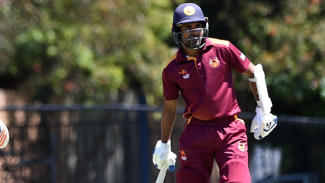 Kaushal Silva in action for Box Hill North Super Kings. Picture: Steve Tanner