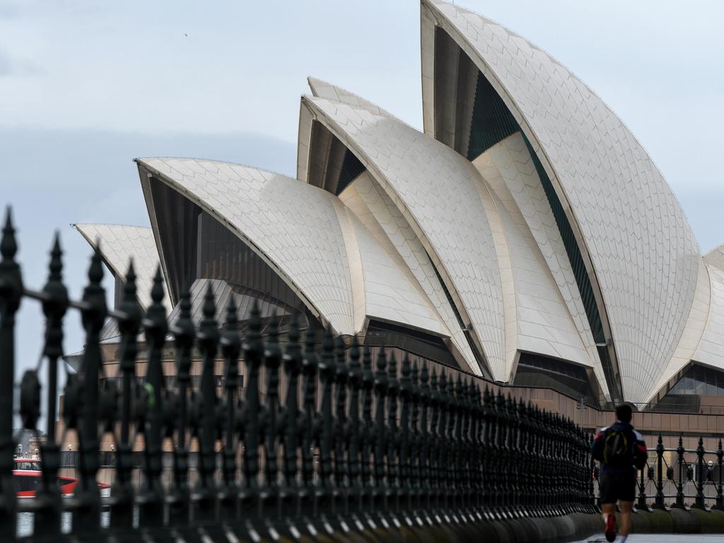 SYDNEY, AUSTRALIA - NCA NewsWire Photos JULY, 14, 2020: The Sydney Opera House in seen in Sydney. The Bureau of Meteorology (BOM) has issued a severe weather warning for Sydney and large parts of coastal NSW. Picture: NCA NewsWire / Bianca De Marchi