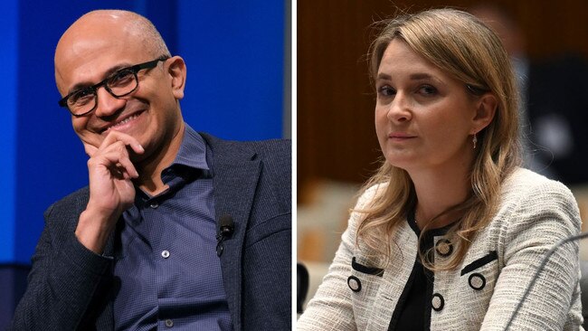 Microsoft boss Satya Nadella and former Optus chief executive Kelly Bayer Rosmarin were both tested in a corporate crisis this month.