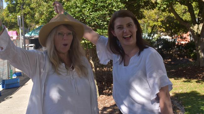 Tracey Heslop and Jody Wallace at the 2022 Caloundra Music Festival. Photo: Elizabeth Neil