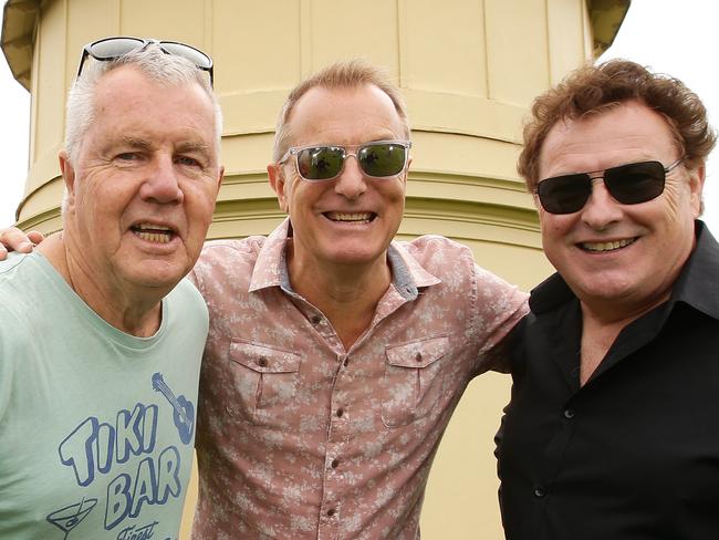 Pic of Daryl Braithwaite, James Reyne and Ross Wilson to launch brand new concert series A Weekend in the Gardens, in Botanical Gardens in March, being announced on Thursday Dec 1. Picture Norm Oorloff