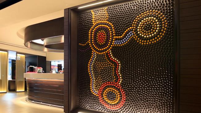 Wall art at Nespresso Melbourne