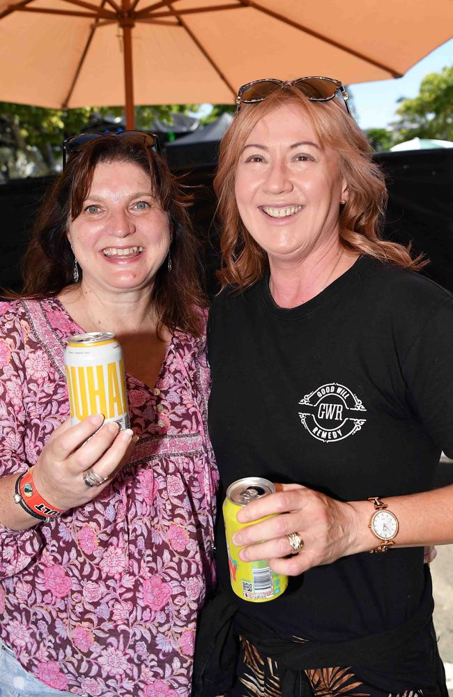 Prue Lebihan and Jo Penman at Caloundra Music Festival. Picture: Patrick Woods.