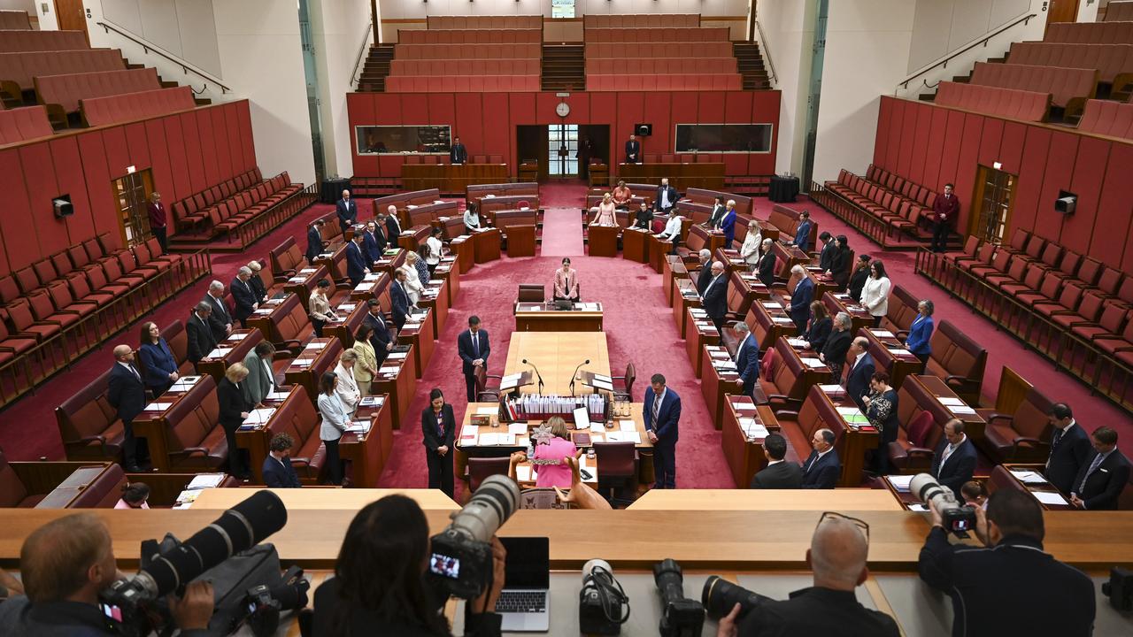 Australia’s social media reform has passed through the Senate and been rubber-stamped as law. Picture: NewsWire / Martin Ollman