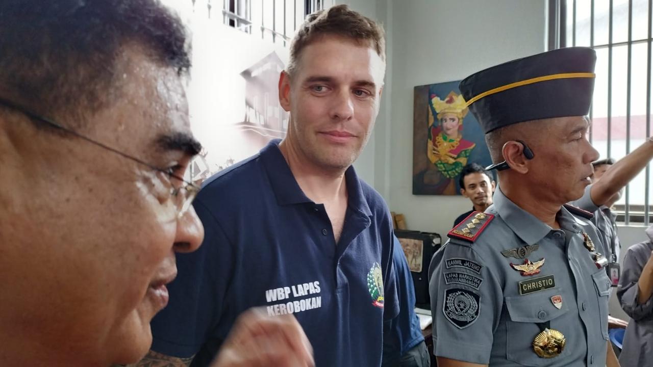 Bali Nine member Matthew Norman at an event at Kerobokan Prison Bali. He is reportedly heading for Torquay. Picture – Amanda Hodge.