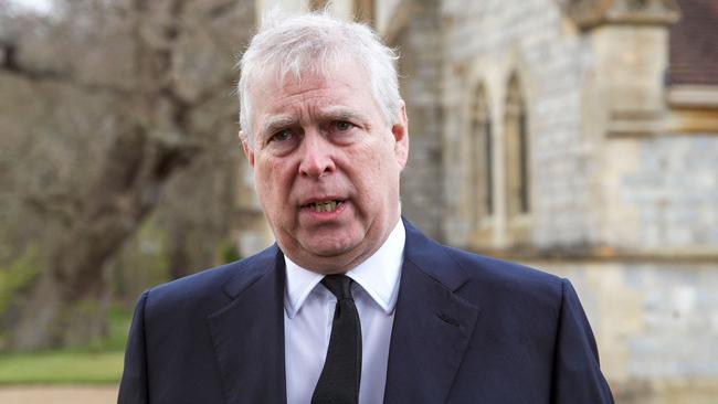 Prince Andrew can’t provide medical evidence that he doesn’t sweat. Picture: AFP.