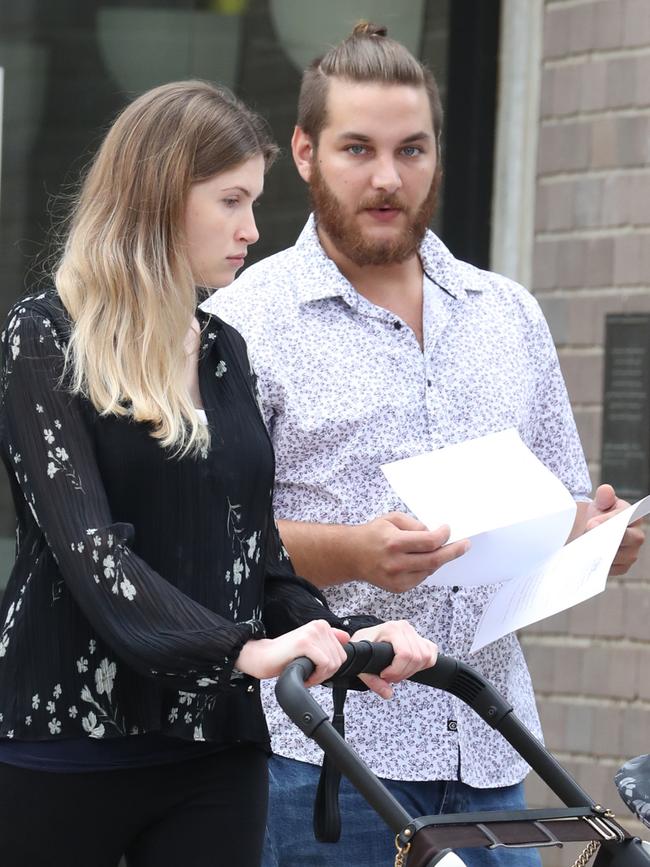 McAlister and Ayad at their first court appearance. Picture: John Grainger