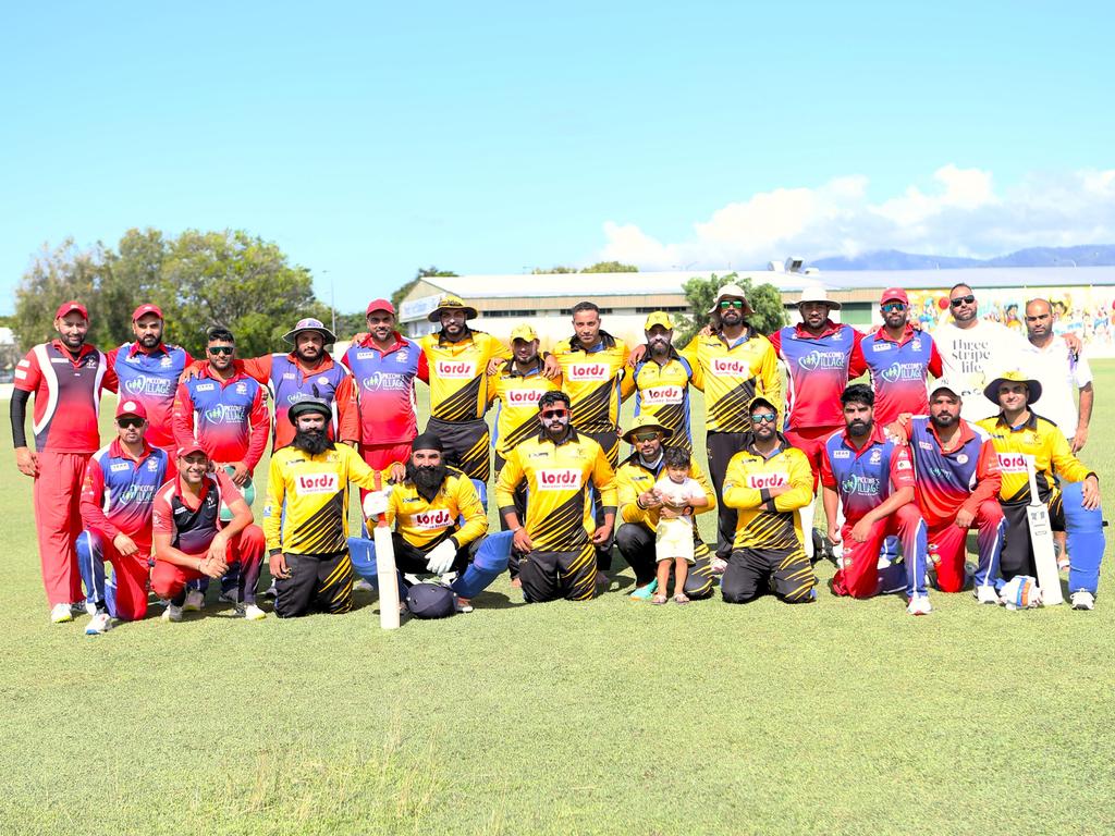 Norths Spicy Bite v Mulgrave Punjabi at Griffiths Park. Cricket Far North Second grade 2025. Photo: Gyan-Reece Rocha.