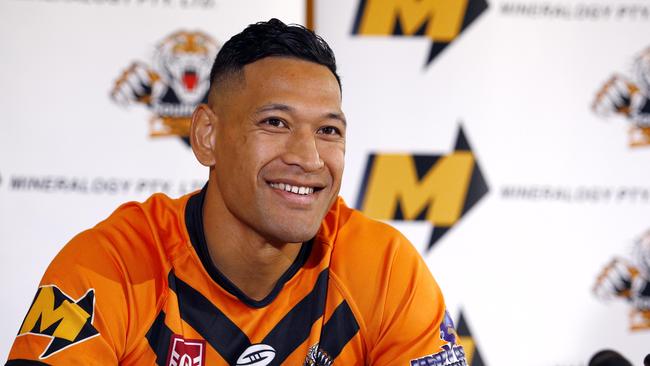 Israel Folau could play for Southport this weekend. Picture: NCA NewsWire/Tertius Pickard