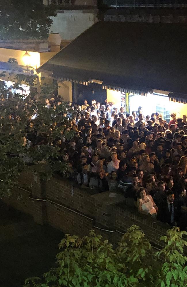 Twitter user Michael Brodie snapped this image of choking train platforms after the rail network crashed on New Year’s Eve.