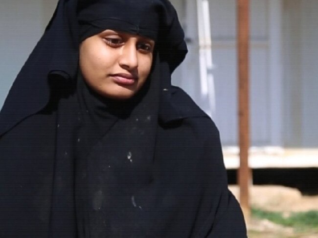 Britain has refused to allow UK IS bride Shamima Begum, 19, to return to her home country. Picture: Supplied