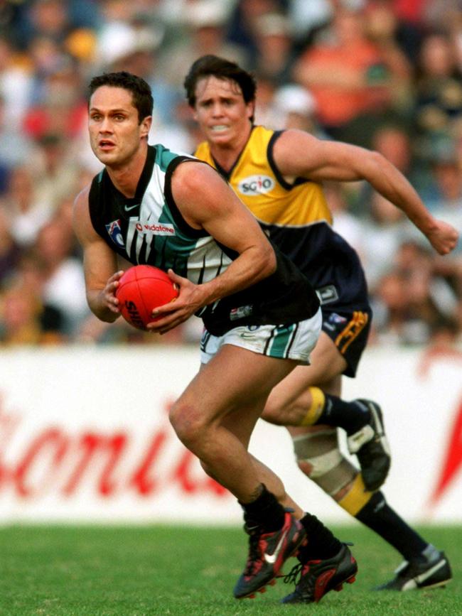 Gavin Wanganeed in action for Port Adelaide in 1999. Picture: Supplied